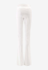 Elisabetta Franchi Tailored Straight-Leg Pants Ivory PA16961E2360_Ivory_41973265