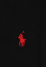 Polo Ralph Lauren Logo Embroidered Polo T-shirt Black 710782592001_POLO BLACK_48136915