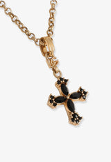 Dolce & Gabbana Cross Pendant Necklace Gold WNQ4S2W1111ZOO00_Golden_40005190