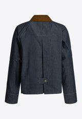 Zip-Up Denim Jacket