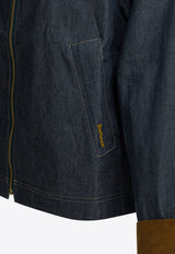 Zip-Up Denim Jacket