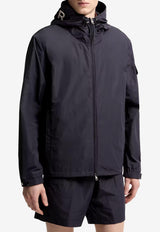 Moncler Sassiere Hooded Zip-Up Jacket Midnight Blue L10911A0015559876_74S