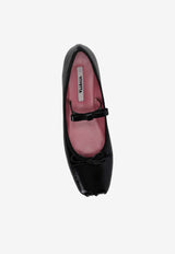 Vivetta Classic Bow-Strap Ballet Flats Black VS2CZ0004PC069_9000