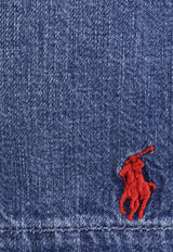 Polo Ralph Lauren Polo Pony Denim Shorts Blue 710P02689001_BLANE_48136857