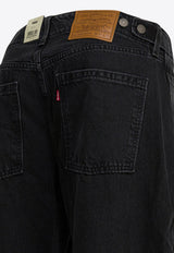 Washed Straight-Leg Jeans