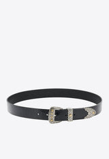 Monogram Leather Belt
