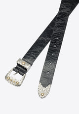 Monogram Leather Belt