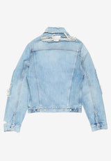 Acne Studios Distressed Denim Jacket Blue A90714DE/S_ACNE-228