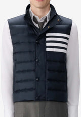 Thom Browne 4-bar Stripes Down Vest Navy MVD036XF1095_415