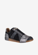 Maison Margiela Replica Suede Low-Top Sneakers Black S57WS0524P7570_H1145