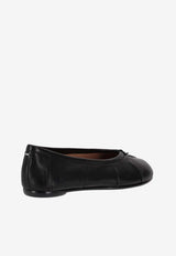 Maison Margiela Tabi New Leather Ballet Flats Black S57WZ0028P3753_T8013