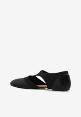Maison Margiela Tabi Jazz Leather Slippers Black S58WR0126PR869_T8013