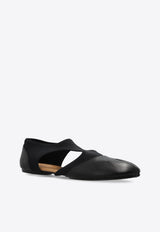 Maison Margiela Tabi Jazz Leather Slippers Black S58WR0126PR869_T8013