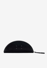Maison Margiela Halfmoon Leather Pouch Bag Black SB1ZI0015P8831_T8013