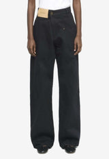 JW Anderson Twisted Workwear Jeans Black DT0102PG1595_999