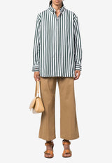 Ralph Lauren High-Waist Cropped Pants Beige 211873988001_250
