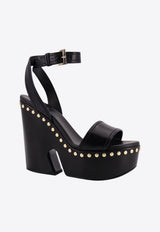 Givenchy Clog 95 Leather Platform Sandals Black BE30APE2FV001_Black_40017713