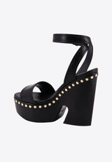 Givenchy Clog 95 Leather Platform Sandals Black BE30APE2FV001_Black_40017713