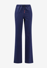 Kiton Ciro Paone Elasticated Wide-Leg Pants Blue UPSHORLH0969501BLUE_Blue_42176865