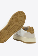 Autry Medalist Low Leather and Suede Sneakers Sand AULWBW03_57a31f08-ee2a-4836-af71-e2da3ac2551b