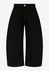 The Attico Wide-Leg Long Pants Black 260WCP00293DDD104AA_100