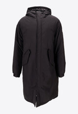 Moncler Sicione Logo Patch Parka Black K20911C000105984K_999