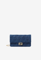 Fendi Baguette FF Flocked Denim Clutch Bag Blue 8M0498AW5HF1UJW_Blu abisso_42822716
