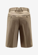 AMI PARIS Wool Tailored Shorts Beige HSO827CO0214A036_BEIGE TAUPE_48013901