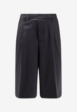 AMI PARIS Wool Tailored Shorts Black HSO827WV0194001_Black_48013858