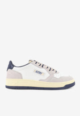Autry Medalist Leather and Suede Sneakers Multicolor AULMBW04WHT VAPOR_Bianco grigio_44128598
