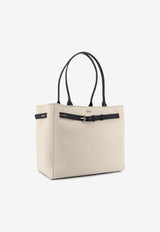 Tom Ford Medium Audrey Buckle Tote Bag Ecru L1809TCN059PWND_ECRUBLACK_40468815