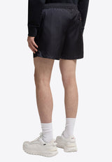 Moncler Logo Patch Swim Shorts Navy L10912C0000453326_743