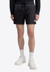 Moncler Logo Patch Swim Shorts Navy L10912C0000453326_743