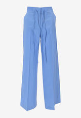 P.A.R.O.S.H Canyox Straight-Leg Pants Light Blue D232445CANYOX26_046