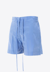 P.A.R.O.S.H Canyox Drawstring Mini Shorts Light Blue D210166CANYOX26_046
