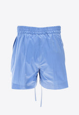 P.A.R.O.S.H Canyox Drawstring Mini Shorts Light Blue D210166CANYOX26_046