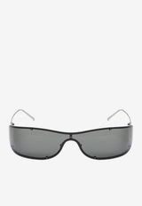 Rimless Shield Sunglasses