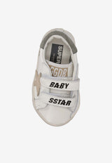 Golden Goose DB Kids Babies School Leather Sneakers White GIF00166F008017_10613