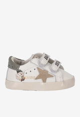 Golden Goose DB Kids Babies School Leather Sneakers White GIF00166F008017_10613