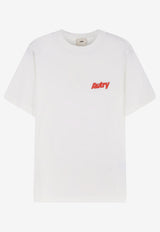 Autry Logo Print Crewneck T-shirt White TSPM045W_JERSEY WHITE_44128605