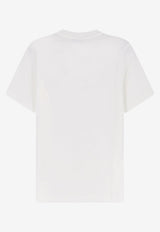 Autry Logo Print Crewneck T-shirt White TSPM045W_JERSEY WHITE_44128605