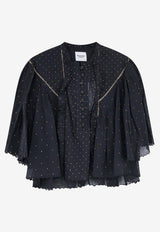 Isabel Marant Etoile Veenia Polka Dots Top Black HT0806FAD1J03E01BK_Black_41973161