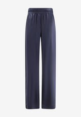 Brunello Cucinelli Essential Silk Pants Blue M0C59P8942C8901_Blue_40000115