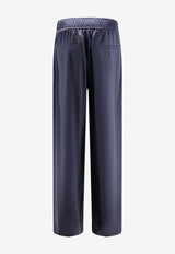 Brunello Cucinelli Essential Silk Pants Blue M0C59P8942C8901_Blue_40000115
