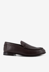 Fendi FF Logo Leather Loafers Brown 7D1894ASAIF1SUL_CHOCOLATE CHOCOLATE_42821581