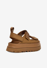 UGG Goldenglow Logo Sandals Brown 1152685_BRWN