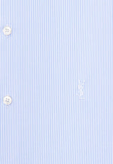 Saint Laurent Cassandre Striped Formal Shirt Light Blue 859779Y2N279862_CRAIE/BLEU_44132682