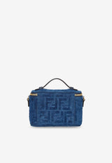 Fendi Vanity FF Denim Flocked Crossbody Bag Blue 8BS108AVR6F1UJW_BLU BLU ABISSO_42823241