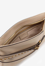 PINKO Medium Belted Leather Shoulder Bag Beige 106176A0QOC50Q_Beige_44130412