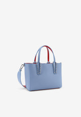 Christian Louboutin Cabata Studded Leather Tote Bag Blue 32550864396_CERULEOSILVER_48030644